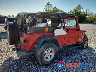 Trzecie zdjęcie samochodu z tyłu: 2004 JEEP WRANGLER / TJ SPORT VIN:1J4FA49S74P791931 - miniatura