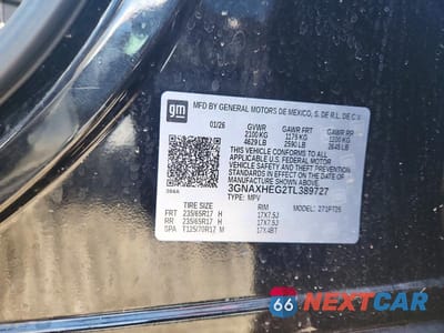 Zdjęcie 13 z 13 samochodu: 2026 CHEVROLET EQUINOX LT VIN:3GNAXHEG2TL389727 - miniatura