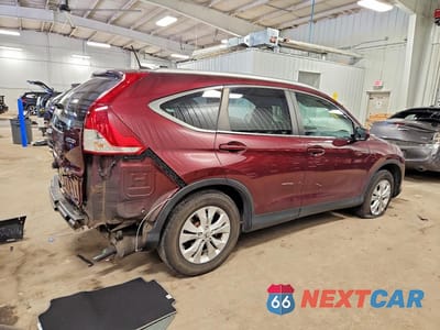 Trzecie zdjęcie samochodu z tyłu: 2013 HONDA CR-V EXL VIN:5J6RM4H7XDL083780 - miniatura