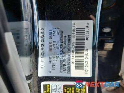 Zdjęcie 12 z 12 samochodu: 2021 MAZDA 3 PREFERRED VIN:JM1BPBCL8M1305817 - miniatura