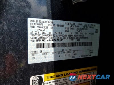 Zdjęcie 14 z 14 samochodu: 2024 FORD EXPEDITION MAX LIMITED VIN:1FMJK1K84REA72595 - miniatura
