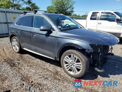 Czwarte zdjęcie samochodu z boku: 2019 AUDI Q5 PREMIUM PLUS VIN:WA1BNAFY7K2039943 - miniatura