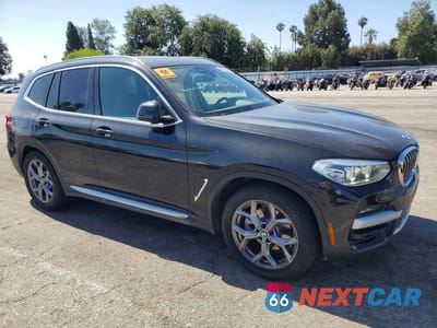 Czwarte zdjęcie samochodu z boku: 2020 BMW X3 SDRIVE30I VIN:5UXTY3C04L9C41838 - miniatura
