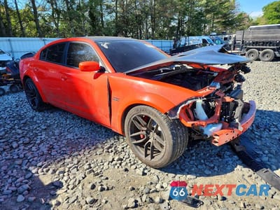 Czwarte zdjęcie samochodu z boku: 2022 DODGE CHARGER SCAT PACK VIN:2C3CDXGJ4NH154890 - miniatura