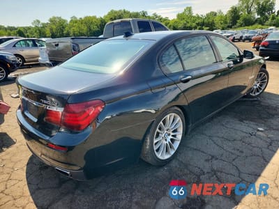Trzecie zdjęcie samochodu z tyłu: 2013 BMW 750 LXI VIN:WBAYF8C58DD139716 - miniatura