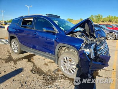 Czwarte zdjęcie samochodu z boku: 2022 GMC TERRAIN SLT VIN:3GKALVEV2NL163289 - miniatura