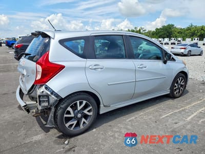 Trzecie zdjęcie samochodu z tyłu: 2016 NISSAN VERSA NOTE SR VIN:3N1CE2CP5GL378916 - miniatura