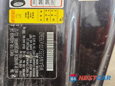 Zdjęcie 12 z 12 samochodu: 2007 BMW 328 I VIN:WBAWR335X7PX78362 - miniatura