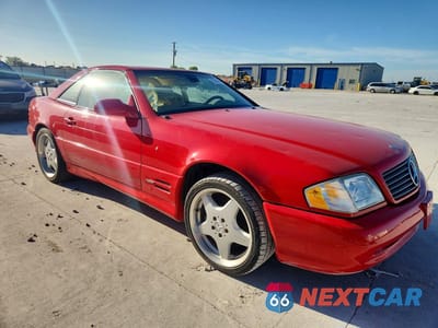 Czwarte zdjęcie samochodu z boku: 1999 MERCEDES-BENZ SL 500 VIN:WDBFA68F5XF180777 - miniatura