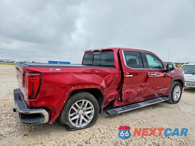 Trzecie zdjęcie samochodu z tyłu: 2022 GMC SIERRA LIMITED K1500 SLT VIN:3GTU9DED7NG148787 - miniatura