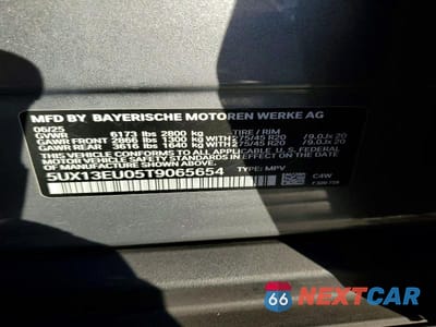 Zdjęcie 13 z 13 samochodu: 2026 BMW X5 SDRIVE 40I VIN:5UX13EU05T9065654 - miniatura