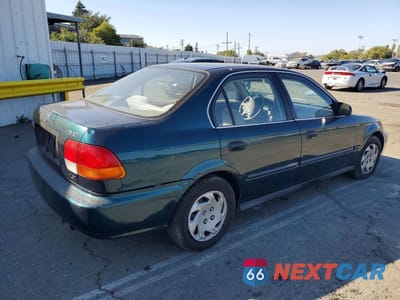 Trzecie zdjęcie samochodu z tyłu: 1997 HONDA CIVIC LX VIN:2HGEJ6674VH569724 - miniatura