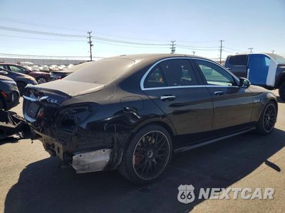 Trzecie zdjęcie samochodu z tyłu: 2019 MERCEDES-BENZ C 63 AMG VIN:55SWF8GB5KU312848 - miniatura