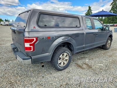 Trzecie zdjęcie samochodu z tyłu: 2018 FORD F150 SUPER CAB VIN:1FTEX1EB1JKC85573 - miniatura