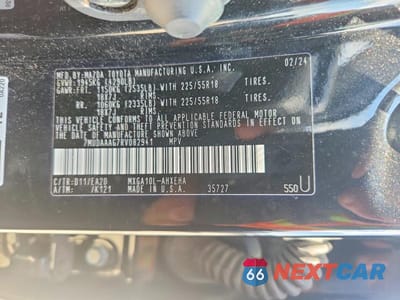Zdjęcie 12 z 12 samochodu: 2024 TOYOTA COROLLA CROSS XLE VIN:7MUDAAAG7RV082941 - miniatura