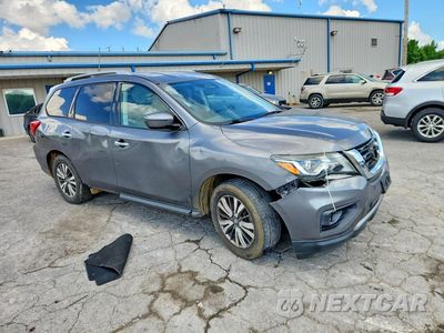 Czwarte zdjęcie samochodu z boku: 2019 NISSAN PATHFINDER SV VIN:5N1DR2MN8KC627566 - miniatura
