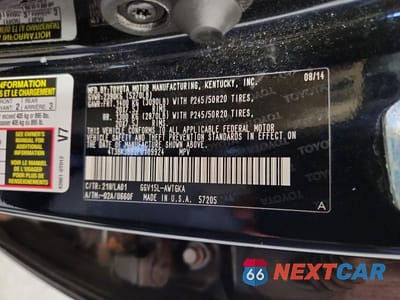 Zdjęcie 14 z 14 samochodu: 2015 TOYOTA VENZA LIMITED VIN:4T3BK3BB2FU109924 - miniatura