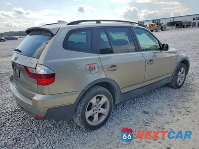 Trzecie zdjęcie samochodu z tyłu: 2007 BMW X3 3.0SI VIN:WBXPC93487WF26088 - miniatura