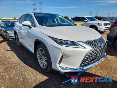 Czwarte zdjęcie samochodu z boku: 2021 LEXUS RX 450H VIN:2T2JGMDA2MC066809 - miniatura