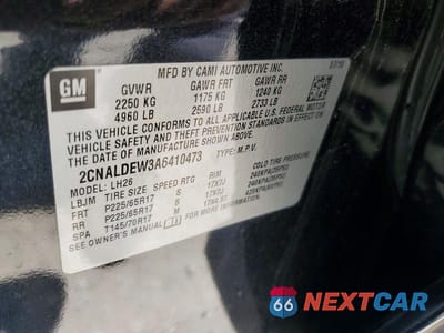 Zdjęcie 13 z 13 samochodu: 2010 CHEVROLET EQUINOX LT VIN:2CNALDEW3A6410473 - miniatura