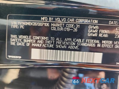 Zdjęcie 12 z 12 samochodu: 2016 VOLVO V60 T5 PREMIER VIN:YV140MEK2G1307106 - miniatura