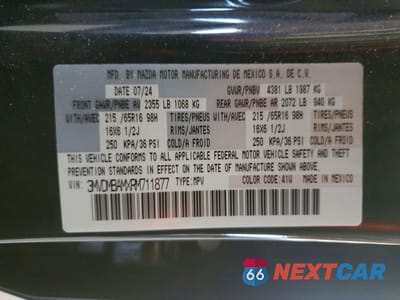 Zdjęcie 12 z 12 samochodu: 2024 MAZDA CX-30 VIN:3MVDMBAMXRM711877 - miniatura