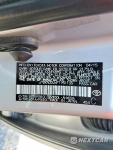Zdjęcie 12 z 12 samochodu: 2015 TOYOTA PRIUS TWO VIN:JTDKN3DU4F1951135 - miniatura