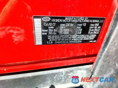 Zdjęcie 13 z 13 samochodu: 2023 HYUNDAI SANTA FE SEL PREMIUM VIN:5NMS3DAJ1PH513394 - miniatura