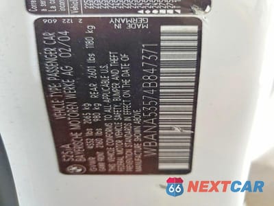 Zdjęcie 13 z 13 samochodu: 2004 BMW 525 I VIN:WBANA53574B847371 - miniatura