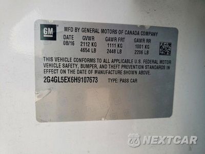 Zdjęcie 21 z 22 samochodu: 2017 BUICK REGAL SPORT TOURING VIN:2G4GL5EX6H9107673 - miniatura