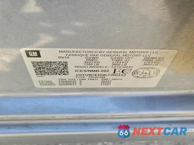 Zdjęcie 12 z 12 samochodu: 2019 GMC SIERRA K1500 ELEVATION VIN:1GTU9CED5KZ355152 - miniatura