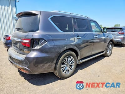 Trzecie zdjęcie samochodu z tyłu: 2024 INFINITI QX80 LUXE VIN:JN8AZ2AC7R9500751 - miniatura