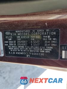 Zdjęcie 13 z 13 samochodu: 2015 KIA SEDONA LX VIN:KNDMB5C17F6060196 - miniatura