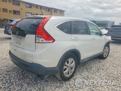 Trzecie zdjęcie samochodu z tyłu: 2013 HONDA CR-V EX VIN:5J6RM3H58DL045912 - miniatura