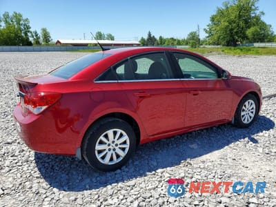 Trzecie zdjęcie samochodu z tyłu: 2011 CHEVROLET CRUZE LT VIN:1G1PF5S99B7193399 - miniatura