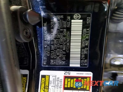 Zdjęcie 13 z 13 samochodu: 2022 TOYOTA CAMRY HYBRID SE NIGHTSHADE VIN:4T1T31AK7NU032594 - miniatura