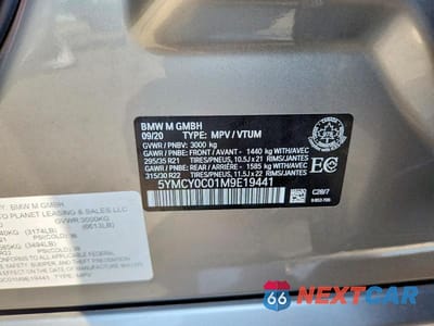Zdjęcie 14 z 14 samochodu: 2021 BMW X6 M/M COMPETITION VIN:5YMCY0C01M9E19441 - miniatura