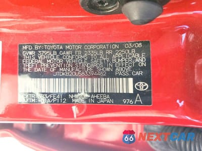 Zdjęcie 13 z 13 samochodu: 2008 TOYOTA PRIUS BASE VIN:JTDKB20U583394462 - miniatura