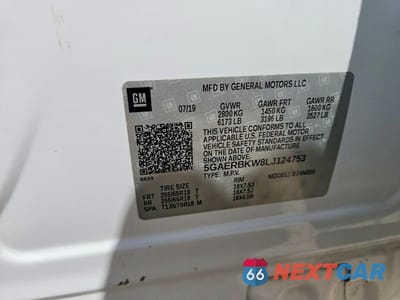 Zdjęcie 13 z 13 samochodu: 2020 BUICK ENCLAVE ESSENCE VIN:5GAERBKW8LJ124753 - miniatura