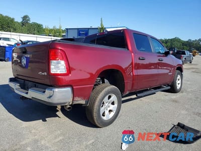 Trzecie zdjęcie samochodu z tyłu: 2023 RAM 1500 BIG HORN VIN:1C6RRFFG9PN583127 - miniatura