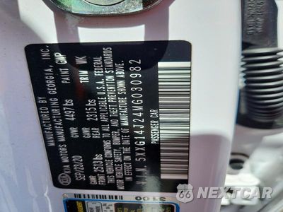 Zdjęcie 12 z 12 samochodu: 2021 KIA K5 VIN:5XXG14J24MG030982 - miniatura