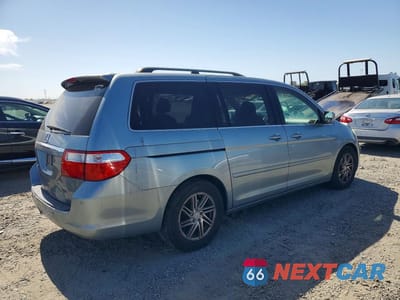 Trzecie zdjęcie samochodu z tyłu: 2006 HONDA ODYSSEY TOURING VIN:5FNRL38866B033833 - miniatura
