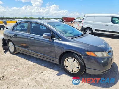 Czwarte zdjęcie samochodu z boku: 2008 HONDA CIVIC HYBRID VIN:JHMFA36218S004834 - miniatura
