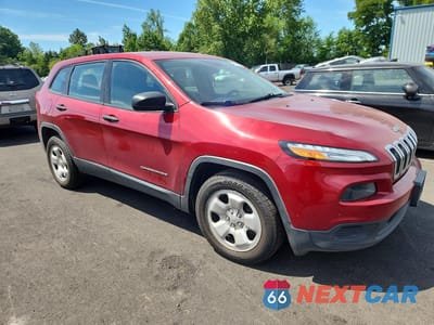 Czwarte zdjęcie samochodu z boku: 2017 JEEP CHEROKEE SPORT VIN:1C4PJLAB9HD231822 - miniatura
