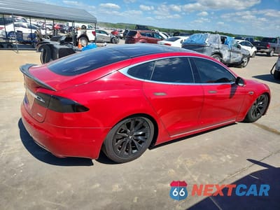Trzecie zdjęcie samochodu z tyłu: 2016 TESLA MODEL S VIN:5YJSA1E25GF156830 - miniatura