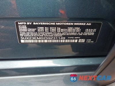 Zdjęcie 13 z 13 samochodu: 2025 BMW X7 XDRIVE40I VIN:5UX23EM02S9Z31149 - miniatura