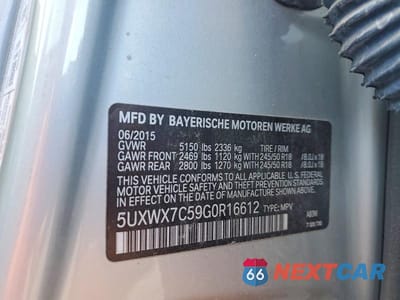 Zdjęcie 13 z 13 samochodu: 2016 BMW X3 XDRIVE35I VIN:5UXWX7C59G0R16612 - miniatura