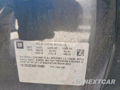 Zdjęcie 12 z 12 samochodu: 2016 CHEVROLET MALIBU LT VIN:1G1ZE5STXGF179483 - miniatura