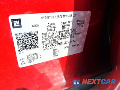 Zdjęcie 13 z 13 samochodu: 2020 CADILLAC XT5 PREMIUM LUXURY VIN:1GYKNCRS0LZ194412 - miniatura