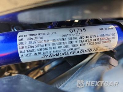 Zdjęcie 9 z 9 samochodu: 2015 YAMAHA FZ07 VIN:JYARM06E6FA003675 - miniatura